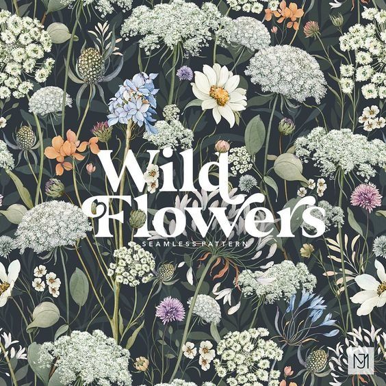 wildflowers and other flowers are featured on the cover of this book, which is also available for purchase