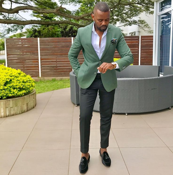 1,493 Likes, 53 Comments - Imagecollezion (@imagecollezion) on Instagram: “Good morning world ” Black Pants Summer, Green Suits, Beach Wedding Men, Men Suits Black, Groomsmen Tuxedos, Prom Suit, Suits Prom, Man Blazer, Groom Tuxedo