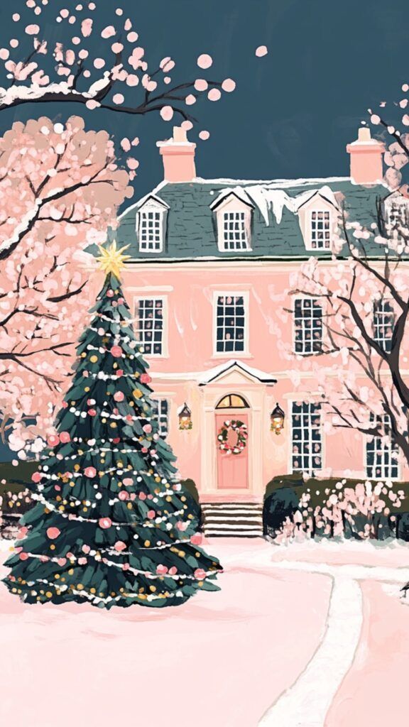 Asthetic Picture Wallpaper Holiday, Xmas Asthetic Pics, Girly Christmas Background, Pretty Christmas Backgrounds, Holiday Iphone Wallpaper Aesthetic, Iphone Winter Wallpaper Aesthetic, Aesthetic Wallpaper Holiday, Xmas Iphone Wallpaper, Winter Background Wallpapers Holiday Wallpaper