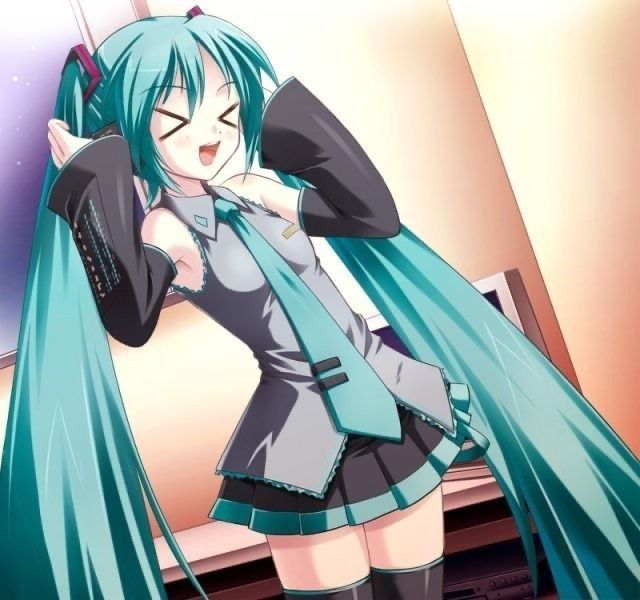 hatsune miku Long Blue Hair, L Icon, 2000s Art, Miku Chan, Miku Hatsune Vocaloid, Arte Sailor Moon, Moe Anime, Vocaloid Characters, Old Anime