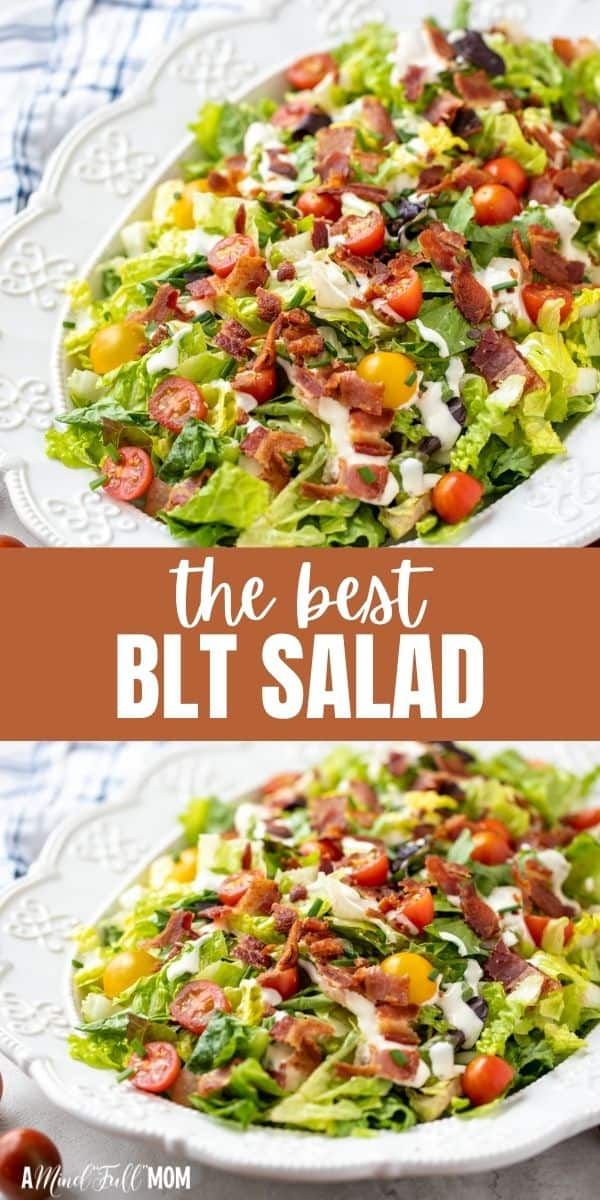 the best blt salad with bacon and lettuce