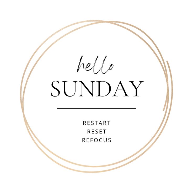 the logo for hello sunday restaurant restarant and refocus, which is located in