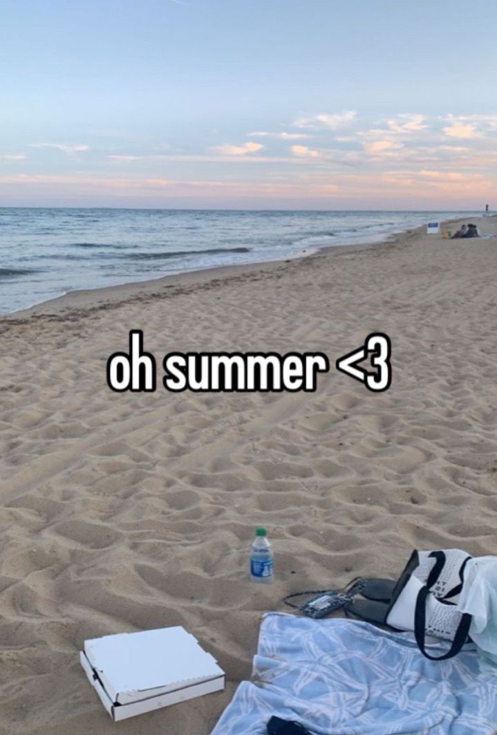 an open book sitting on top of a sandy beach next to the ocean with text reading oh summer = 3