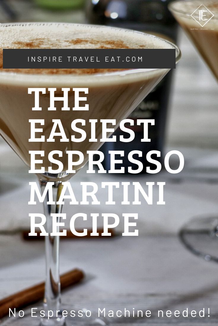 the easyest espresso martini recipe is made with no espresso machine needed