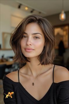 Mid Neck Length Hair, Above Shoulder Length Hair, Wavy Bob Haircuts, Hair 2024, Penteado Cabelo Curto, New Hairstyle, Bob Haircut, Medium Length Hair Cuts, Hair Transformation