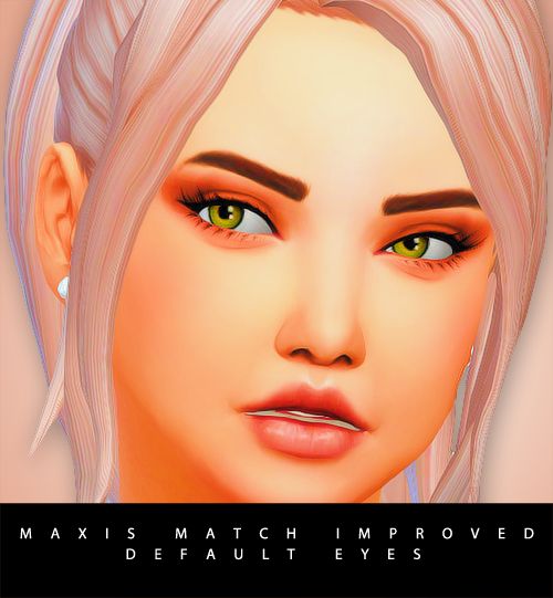 Sims 4 maxis match default eyes - kloimg