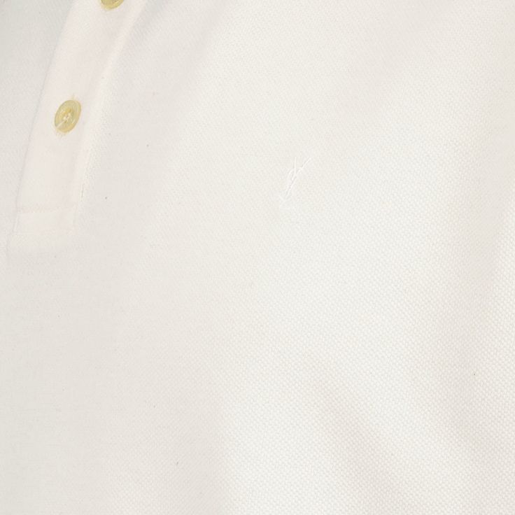 • Classic collar
 • Short sleeves
 • Slim fit
 • Three-button closure
 • Embroidered logo
 • Solid color
 • Made of cotton
 • Several colors available
 • Polo collar and flat knit hem
 • Embroidered logo on the chest Pique Polo Shirt, The Minimalist, Minimalist Aesthetic, Polo Collar, Sophisticated Style, Classic White, Design Crafts, White Cotton, White Color