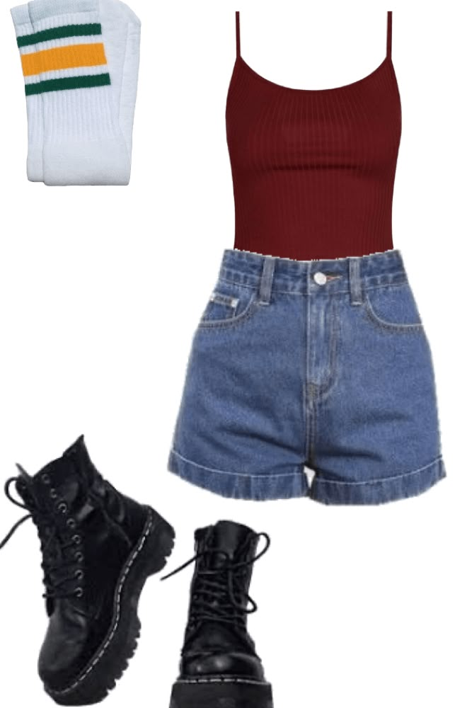 stranger things 1 Outfit | ShopLook 80’s Outfits, Outfit Generator, 80s Inspired Outfits, Look 80s, Stranger Things Outfit, Outfit Creator, Jean Short Outfits, 80s Outfit, Pieces Of Clothing