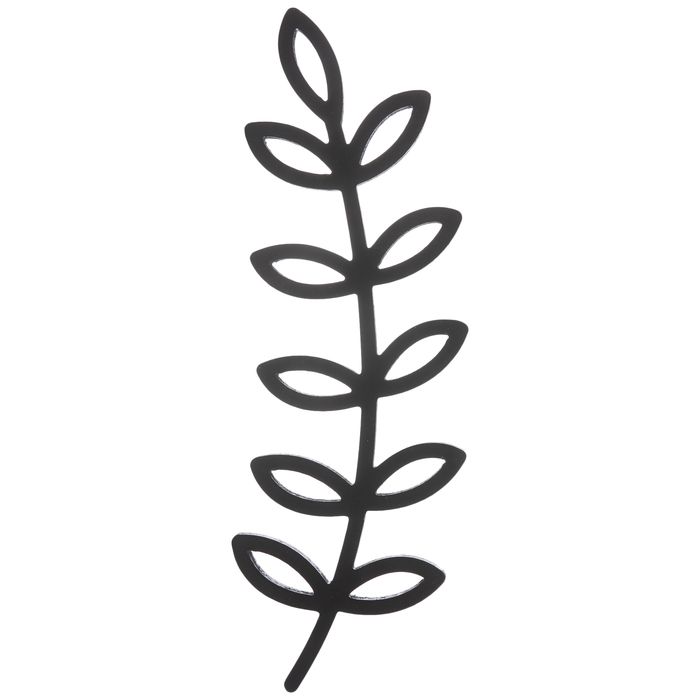 Get Black Laurel Branch Wood Wall Decor online or find other Wall Art products from HobbyLobby.com Leaves Silhouette, Leaf Silhouette Pattern, Leaf Clipart Black And White, Ivy Svg Leaves, Laurel Branch, Lobby Wall, Wall Decor Hobby Lobby, Wood Plank Walls, Leaf Silhouette