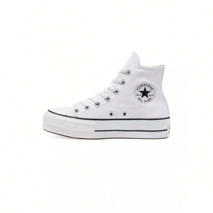 Color:White Black \n Canvas Sneakers Womens, Casual Athletic Shoes, Casual Sneakers Women, Casual Athletic, Canvas Sneakers, Converse Chuck, Chuck Taylor, Chuck Taylors, Womens Sneakers