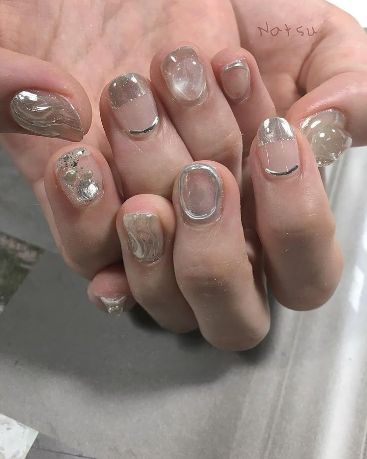 Mens Nails, Minimal Nails, Pretty Gel Nails, Glass Nails, Minimalist Nails, Fire Nails, Dream Nails, Funky Nails, Chic Nails