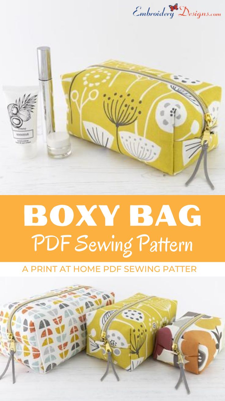 the boxy bag sewing pattern is easy to sew