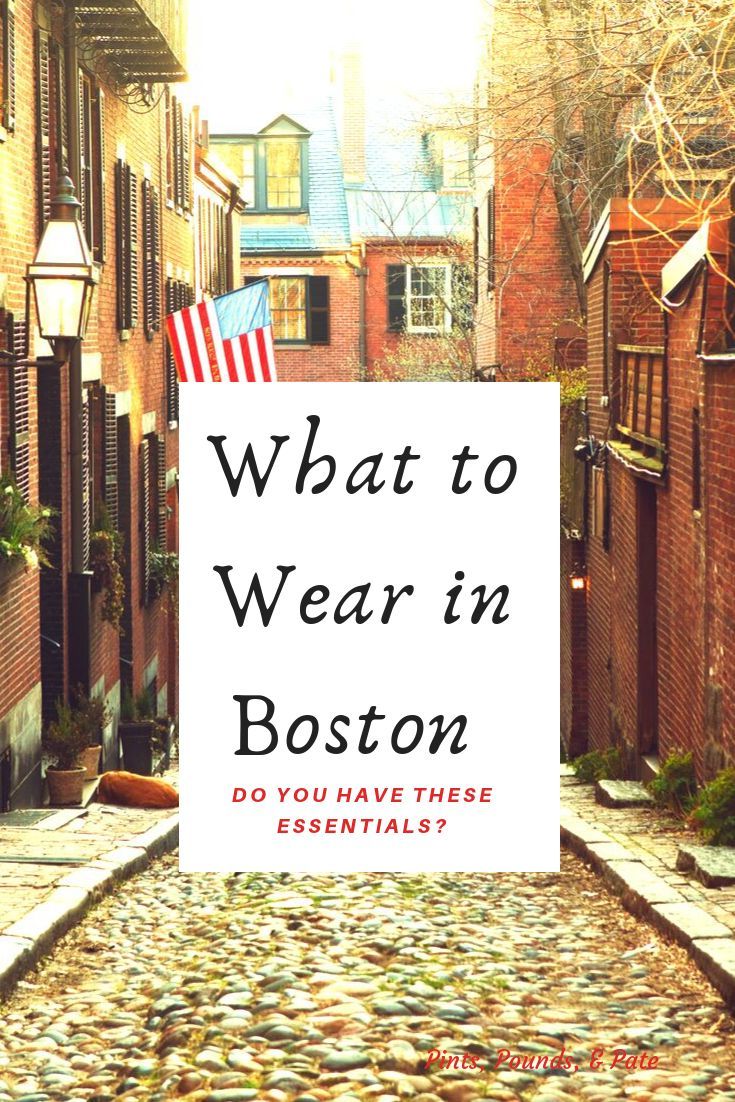 a sign that says what to wear in boston do you have these essentials?