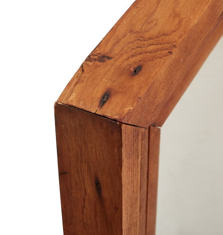 a close up view of a wooden bench