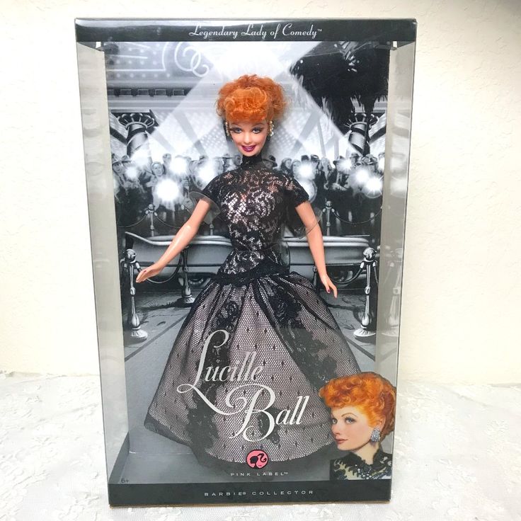 Mattel 2008 Lucille Ball Legendary Lady Of Comedy Pink Label Collector Edition Doll. Set Includes: Doll, Gown, Earrings, Shoes, Display Stand & Certificate Of Authenticity. New In Box - See Photos For Further Description. Iconic Barbies, Gown Earrings, Shoes Display, Lucille Ball, Doll Set, Diy Dollhouse, Doll Accessories, Display Stand, Doll Toys