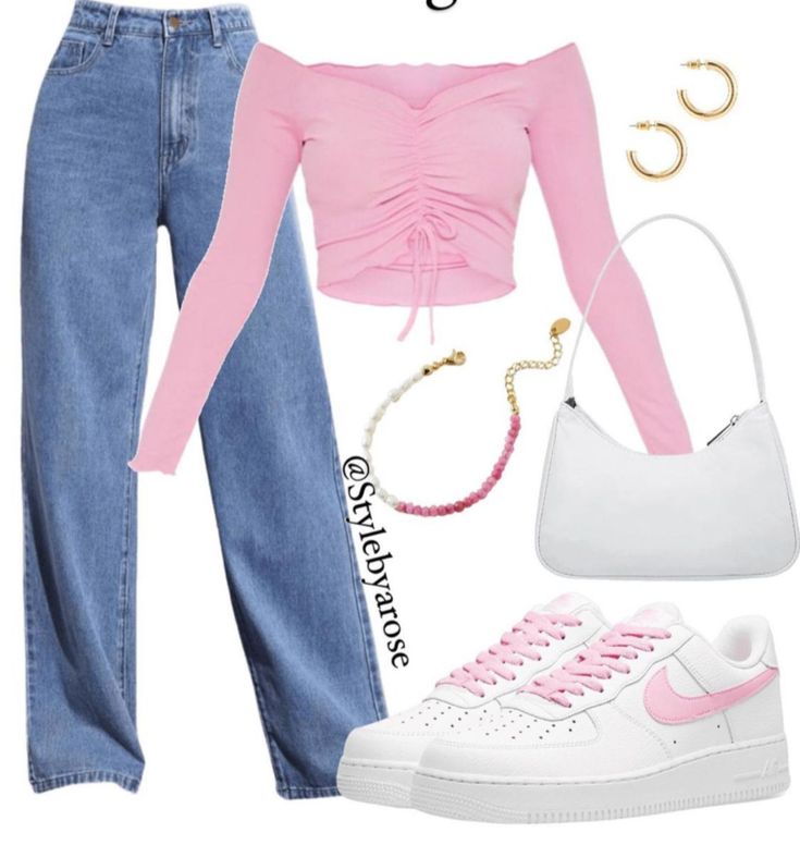 Mean Girls Outfits, Simple Trendy Outfits, Mode Inspo, Cute Everyday Outfits, Pink Outfits, Really Cute Outfits, Cute Simple Outfits, Casual Style Outfits, Pink Shirt