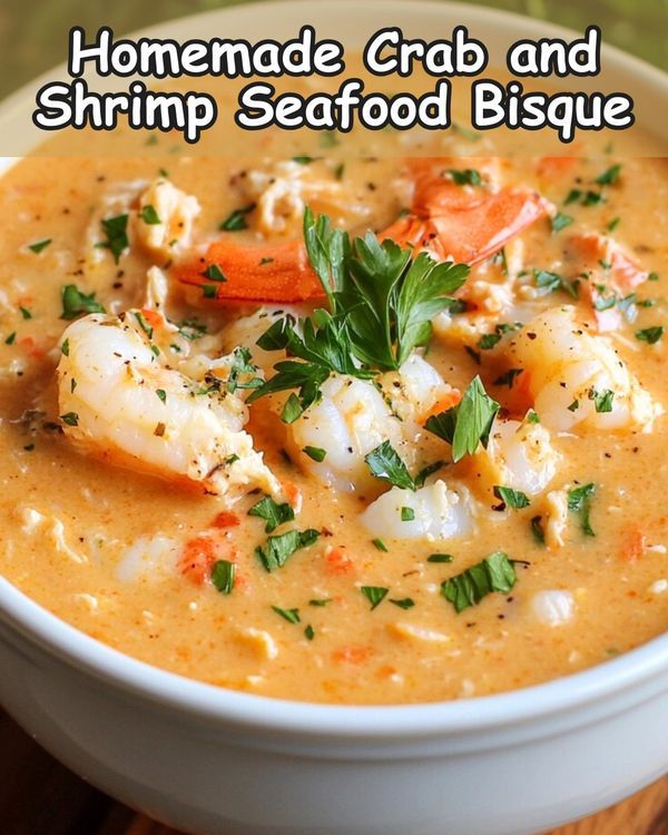 a white bowl filled with soup and shrimp