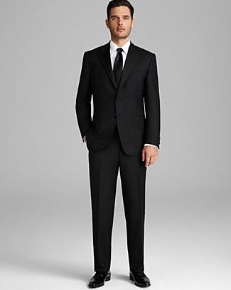 Canali Tuxedo - Classic Fit | Bloomingdale's Nice Dinner Outfits, Groom Suit Black, Business Casual Attire For Men, Wedding Motif, Pics Poses, Male Outfits, Smart Casual Menswear, Nice Dinner, Suit Ideas