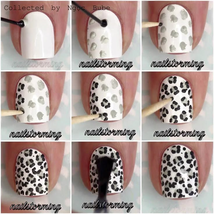 Easy leopard spots with dotting tool( or bobby pin)!! Cheetah Nail Art, Nail Art Dotting Tool, Leopard Nail Designs, Leopard Nail Art, Print Nail Art, Cheetah Nail Designs, Beautiful Vanity, Designer Nails, Cheetah Nails