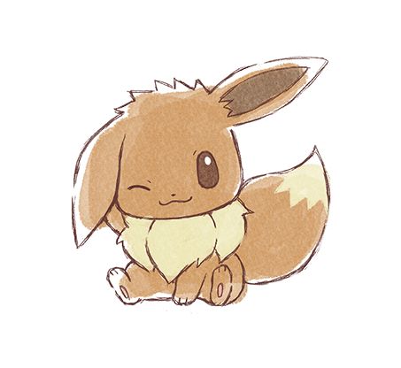 a drawing of a cute little pikachu