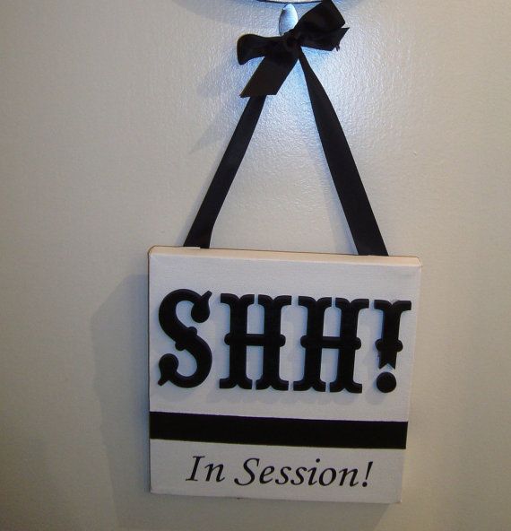 Shh In Session SpaSalonMassageAestheticianTherapy by AllSpelledOut, $38.00 Spa Room Ideas, Massage Room Decor, Massage Therapy Rooms, Facial Room, Reiki Room, Dreams Spa, Esthetics Room, Massage Business, Spa Rooms