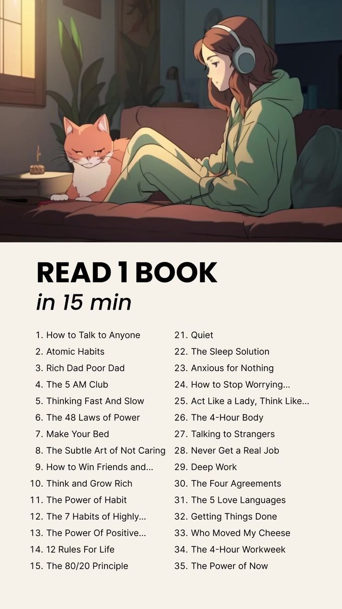 an info sheet with the words read 1 book in 15 minutes and instructions for reading