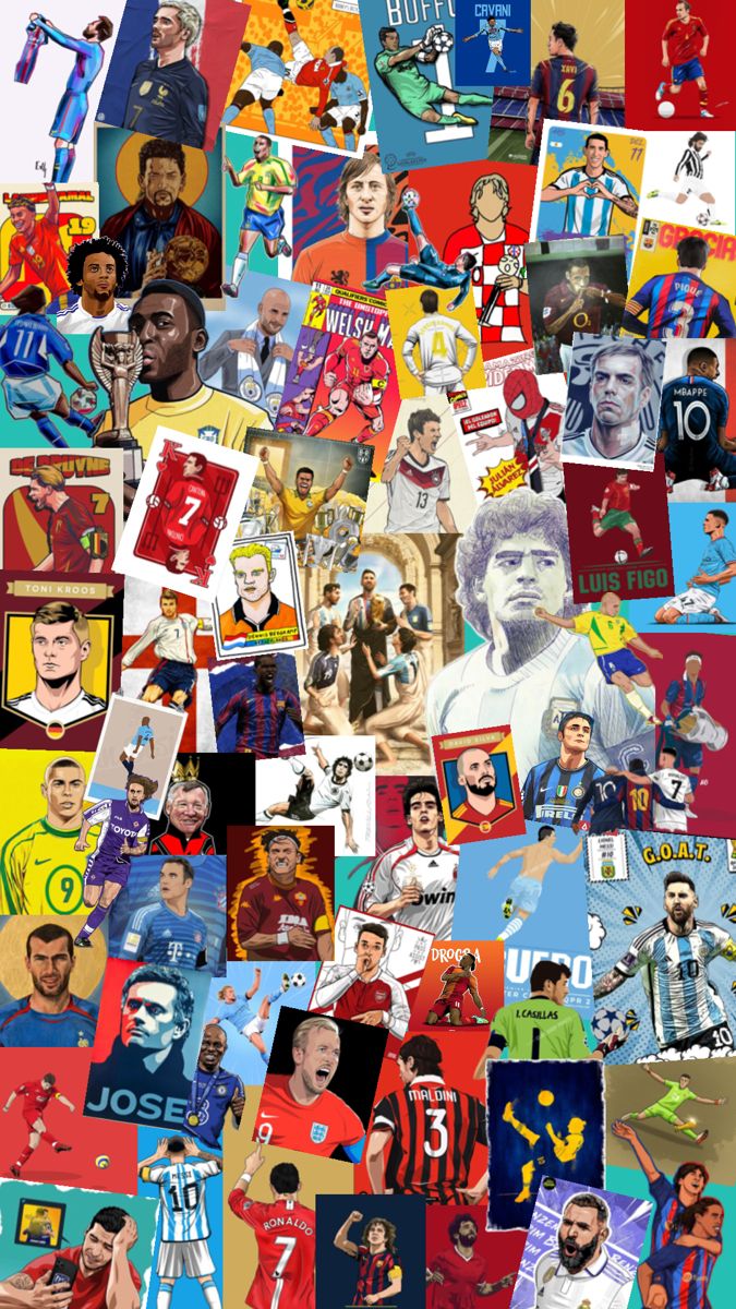 a collage of many different sports pictures