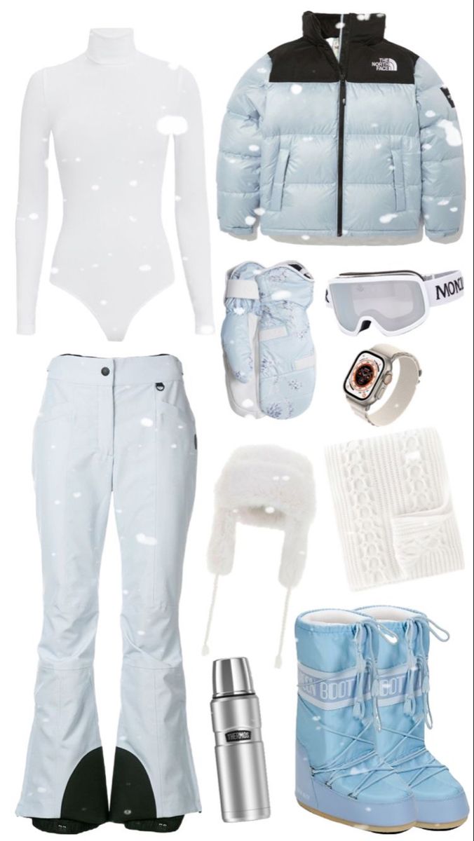 Ski Day Outfit, Cute Ski Clothes, Aesthetic Skiing Outfits, Skiing Fits Aesthetic, Ski Winter Outfits, Skiing Fashion Outfits, Ski Clothes For Women Outfit Ideas, Aesthetic Ski Outfit, Ski Outfits Aesthetic