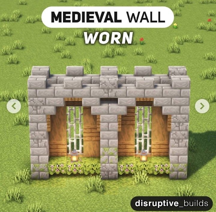 the medieval wall is shown in this game