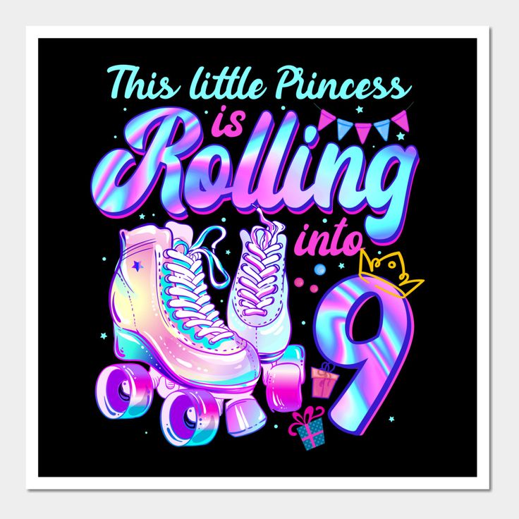 Kids Roller Skating Birthday Party, Roller Skate Birthday Party Decorations, 9 Year Birthday Party Theme, 9 Year Birthday Party Theme Girl, 9 Year Birthday, Roller Skating Birthday Party Ideas, 9th Birthday Girl Ideas, Roller Rink Birthday Party, Roller Rink Birthday