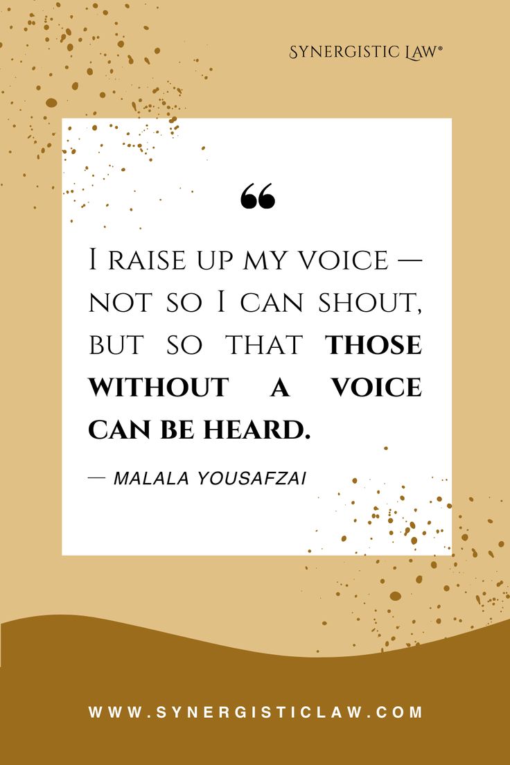 a quote with the words i raise up my voice not so i can shut, but so that those without a voice can be heard