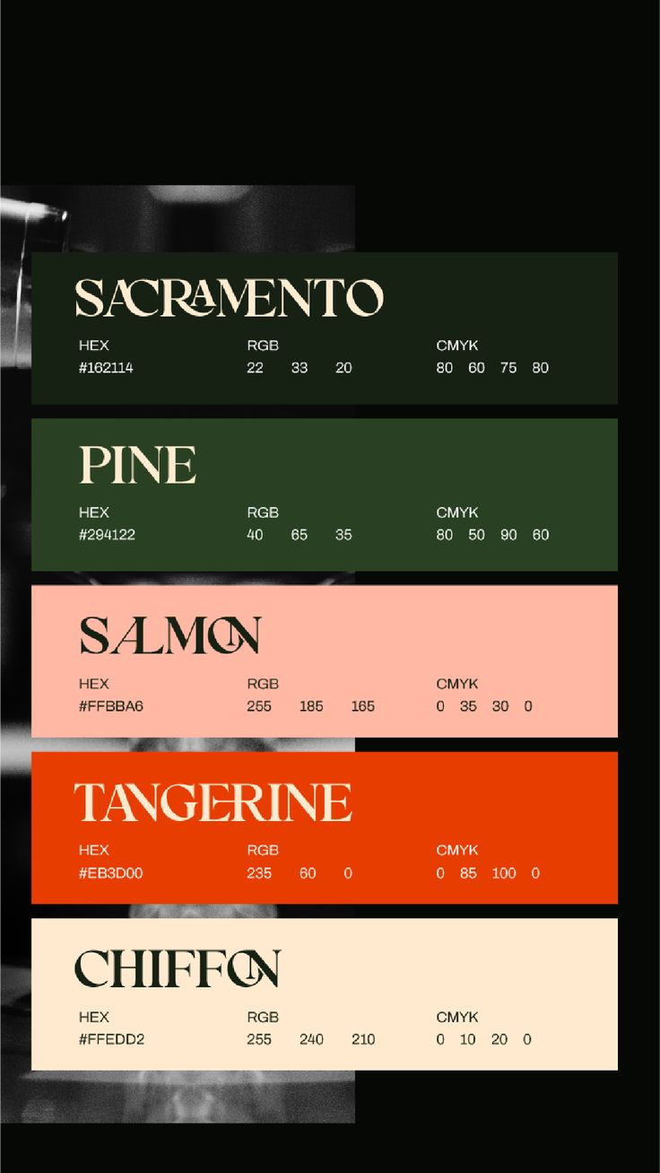 Green, pink, orange, ivory color palette for branding of speakeasy bar Bar Color Palette, Mises En Page Design Graphique, Visuell Identitet, Typographie Inspiration, Speakeasy Bar, Logo Instagram, Inspiration Logo Design, Pantone Colour Palettes, Color Design Inspiration