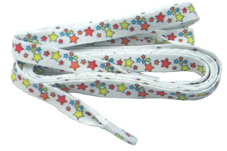 * Brilliant and Fashionable printed shoelaces. These laces add the pop you have been wanting * Designed for all types of quality footwear * Made in the USA. American made from start to finish! * Colorful, specially printed 5/16 Style Flat athletic laces in many attractive prints! Shoe Repair, Shoe Insoles, Shooting Star, Shoe Lace, Shooting Stars, Lace Design, Fashion Flats, American Made, Shoe Collection