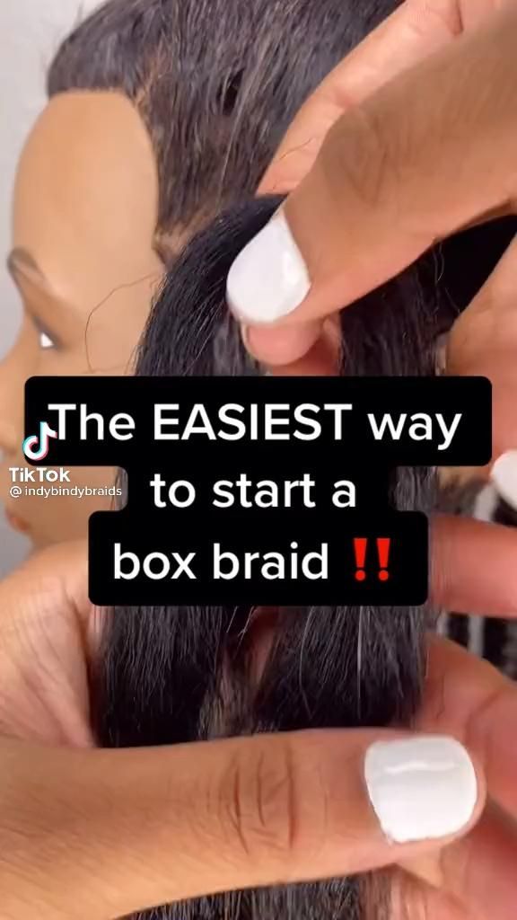 Box Braids Tutorial, Braids Styling, Ladies Hairstyles, Braids Tutorial, Braid Videos, Face Ideas, Braiding Your Own Hair, Homemade Hair, Big Box Braids Hairstyles