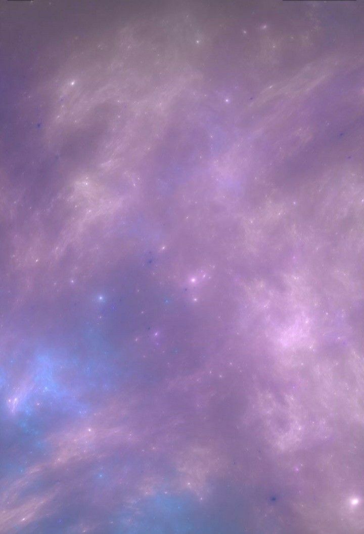 the sky is filled with purple and blue stars