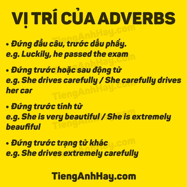 a yellow poster with the words virtua adverbs