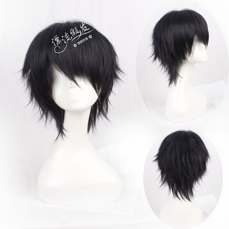 Anime Carnival, Scene Haircuts, Emo Haircuts, Orihara Izaya, Short Scene Hair, Emo Scene Hair, Cartoon Cosplay, Party Wig, French Twist Hair