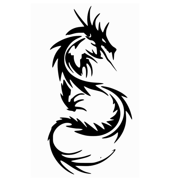 Free Dragon Silhouette, Download Free Clip Art, Free Clip Art on ...