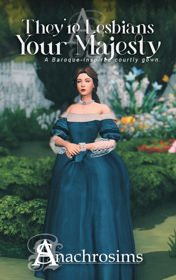 Ultimate Decades Challenge, Sims 4 Historical Cc, Royal Gowns, Sims 4 Medieval, Sims 4 Historical, Sims 4 Royal, Sims 4 Decades Challenge, Victorian Gown, Royal Clothes