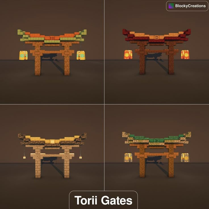 BlockyCreations | Minecraft on Instagram: “Which one is your favorite These are my torii gate designs - hope you like them 😊 — •Version: Java 1.17.1 •Shaders: BSL •Resource Pack:…” Cobblemon Builds, Minecraft Cave Entrance Design, Cave Entrance Minecraft, Minecraft Japanese Interior, Minecraft Entrance Ideas, Japanese Minecraft Builds, Minecraft Japanese House, Minecraft Japanese, Minecraft Decoration