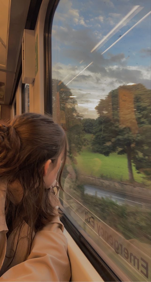 Looking Out The Window, Hair Tips, Vintage Aesthetic, The Window, My Hair, Poetry, Train, Hair