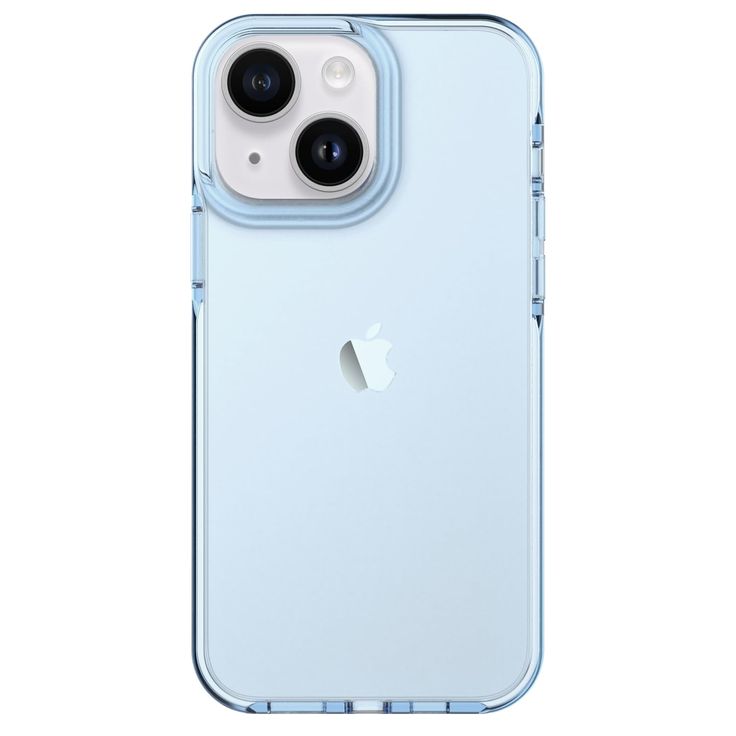 an iphone case with two cameras attached to the back of it, on a white background