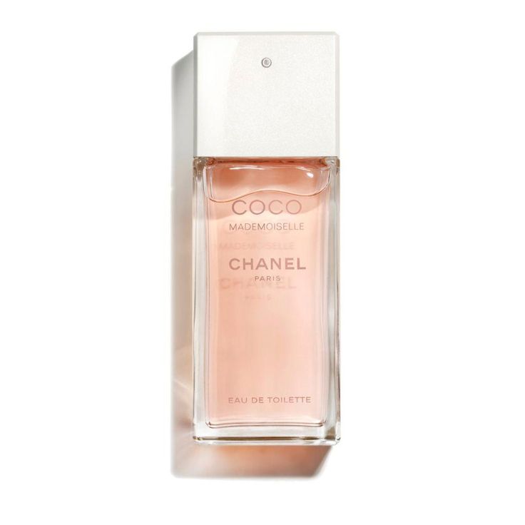 Fragrance Family: Floral Scent Type: Warm Floral Key Notes: Iris, Jasmine, Patchouli, White Musk Fragrance Description:Strong yet surprisingly fresh in character, this decidedly modern ambery fragrance recalls the irrepressible spirit of a young Coco Chanel. COMPOSITION Top notes of Sicilian Grapefruit deliver an intense freshness to the Eau de Toilette and give way to a floral heart with a blend of May Rose and Grasse Jasmine petals, enriched with a fruity Lychee note. Softened base notes provi Perfume Chanel, Chanel Mademoiselle, Chanel Fragrance, Coco Chanel Mademoiselle, Parfum Chanel, Chanel Perfume, Moisturizing Body Lotion, Perfume Gift, Makeup Eyeliner