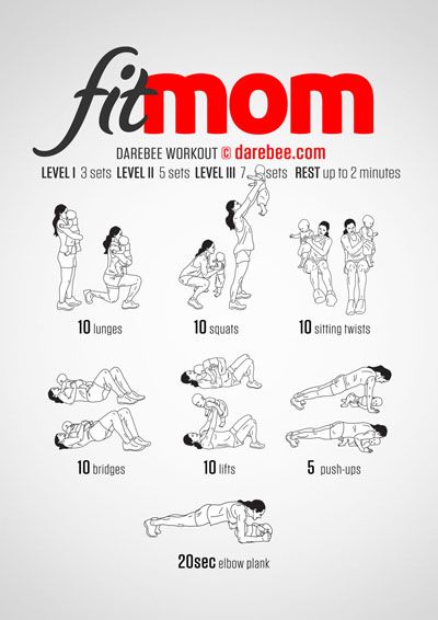 an exercise poster with instructions for the exercises