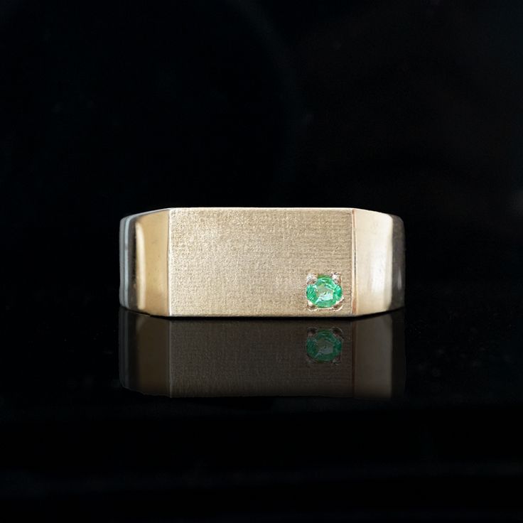 A classic design with a modern twist. The Paraiba Tourmaline Signet ring features a natural Paraiba Tourmaline. A classic design for a stylish man. Handcrafted in your choice of sterling silver, 14K solid yellow gold, white gold and rose gold. Materials: Sterling silver or 14K solid gold 2mm round natural paraiba tourmaline Center face measures 13*7.75mm 8mm~5.5mm tapered ring band 1.6mm thickness ** Tippy Taste Men's are made-to-order. Please allow 1-2 week turnaround time. Shipping:Domestic: F Stylish Man, Paraiba Tourmaline, Payment Plan, Ring Band, Solid Yellow, Signet Ring, Precious Metals, Band Rings, Tourmaline