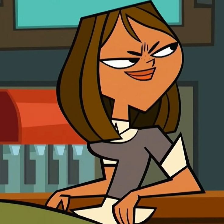 an animated woman sitting at a desk with papers