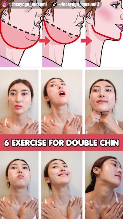 how to do facial exercises for double chins and neck area in 6 easy steps