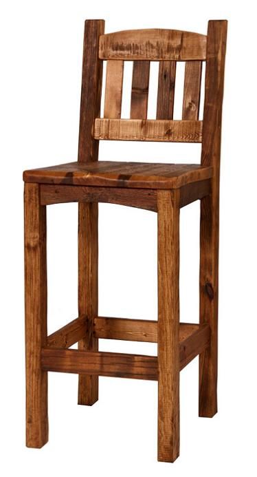 a wooden chair sitting up against a white background