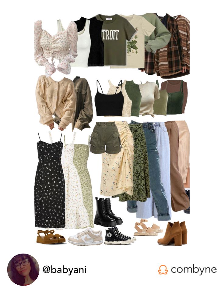 Fall Outfit Mountains, Neutral Boho Clothing Aesthetic, Earthy Capsule Wardrobe, Casual Fairycore Outfits, Neutral Wardrobe Outfits, Fall Hippie Outfits, Aesthetic Capsule Wardrobe, Neutral Aesthetic Outfits, My Dream Wardrobe