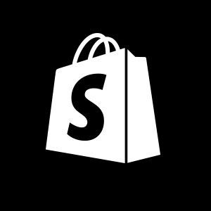 a white shopping bag with the letter s on it's front and bottom half